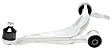 6-Piece Kit Front, Driver and Passenger Side, Lower Control Arm Kit, Includes (2) Control Arm, (2) Sway Bar Link, and (2) Tie Rod End