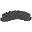 2-Wheel Set Front Brake Disc and Pad Kit, Cross-drilled and Slotted 6 Lugs 350.01 mm Semi-metallic Pro-Line Series, Includes (1) Brake Pad Set and (2) Brake Disc