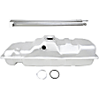 1988-1998 Chevrolet C1500 - 3-Piece Kit Fuel Tank Kit, 25 gallons / 95 liters, 6 & 8 ft. Box (Short & Long Bed), For Models With Front of Rear Axle, includes Fuel Tank Strap