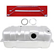 2-Piece Kit Galvanized Steel Fuel Tank, 20 gallons / 76 liters, Includes (1) Fuel Tank and (1) Fuel Tank Strap