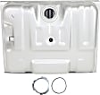 1997 Ford F-150 - 2-Piece Kit 18 gallons / 68 liters, Galvanized Steel Fuel Tank, For vehicles with 18 gallon Tanks only, Behind Rear Axle, 34-3/4 x 27 x 7-7/8, Lock Ring Kit Included, GAS, Includes (1) Fuel Tank and (1) Fuel Tank Strap