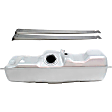 1995 Ford F-150 Lightning - 2-Piece Kit Galvanized Steel Fuel Tank, Side Mount, 16 gallons / 61 liters, GAS, Includes (1) Fuel Tank and (2) Fuel Tank Strap