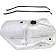 2004 Mercury Sable GS - 3-Piece Kit Fuel Tank, ID 1F12-AA, 26-1/2 x 44-1/2 x 9-1/2, Lock Ring Kit Included, 18 gallons / 68 liters, FLEX,  Includes (1) Fuel Tank and (2) Fuel Tank Strap