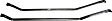 2004 Mercury Sable GS - 3-Piece Kit Fuel Tank, ID 1F12-AA, 26-1/2 x 44-1/2 x 9-1/2, Lock Ring Kit Included, 18 gallons / 68 liters, FLEX,  Includes (1) Fuel Tank and (2) Fuel Tank Strap