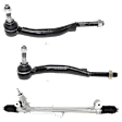 3-Piece Kit Front Suspension Includes Steering Rack and Tie Rod Ends, Includes 16mm Tie Rod Thread