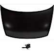 2010 Honda Civic - 2-Piece Kit Factory Style Steel Hood, 2-Door, Primed, Coupe, Includes (1) Hood and (1) Hood Latch