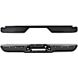 1989 Chevrolet C2500 - 2-Piece Kit Step Bumper, For Models With Impact Strip Holes, Powdercoated Black, Face Bar Only; With pad provision, Without mounting bracket(s),  Includes (1) Bumper Step Pad and (1) Step Bumper