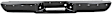 1989 Chevrolet C2500 - 2-Piece Kit Step Bumper, For Models With Impact Strip Holes, Powdercoated Black, Face Bar Only; With pad provision, Without mounting bracket(s),  Includes (1) Bumper Step Pad and (1) Step Bumper