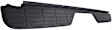 1989 Chevrolet C2500 - 2-Piece Kit Step Bumper, For Models With Impact Strip Holes, Powdercoated Black, Face Bar Only; With pad provision, Without mounting bracket(s),  Includes (1) Bumper Step Pad and (1) Step Bumper