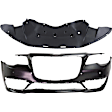 2-Piece Kit Front Primed Bumper Cover Includes (1) Bumper Cover and (1) Bumper Splash Shield