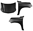 2024 Chevrolet Tahoe - 3-Piece Kit Factory Style Hood, Primed, Includes (2) Fender and (1) Hood