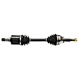 8-Piece Kit Front Axle Assembly, Standard Transmission, 5 Lug, FWD, includes Brake Discs, Brake Pad Sets, and Control Arms