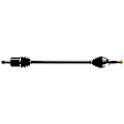 8-Piece Kit Front Axle Assembly, Standard Transmission, 5 Lug, FWD, includes Brake Discs, Brake Pad Sets, and Control Arms