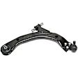 8-Piece Kit Front Axle Assembly, Standard Transmission, 5 Lug, FWD, includes Brake Discs, Brake Pad Sets, and Control Arms