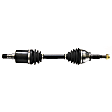 8-Piece Kit Front, Driver and Passenger Side Axle Assembly with Brake Discs, Brake Pad Set, and Control Arms, Standard Transmission, 5 Lugs, FWD