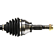 8-Piece Kit Front, Driver and Passenger Side Axle Assembly with Brake Discs, Brake Pad Set, and Control Arms, Standard Transmission, 5 Lugs, FWD