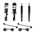 8-Piece Kit Front and Rear Suspension Kit, Includes (4) Sway Bar Link and (4) Shock Absorber and Strut Assembly