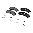 7-Piece Kit Front, Driver and Passenger Side Axle Assembly - New 7-Piece Kit, Includes (2) Brake Disc, (1) Brake Pad Set, (2) Control Arm and (2) Axle Assembly