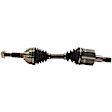 2000 Chevrolet S10 - 7-Piece Kit Front, Driver and Passenger Side Axle Assembly,  Without High Wider Package (ZR2), New, 4WD, 4.3L 6Cyl  Includes (2) Axle Assembly, (2) Brake Disc, (1) Brake Pad Set, and (2) Control Arm