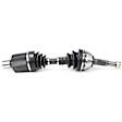 2000 Chevrolet S10 - 7-Piece Kit Front, Driver and Passenger Side Axle Assembly,  Without High Wider Package (ZR2), New, 4WD, 4.3L 6Cyl  Includes (2) Axle Assembly, (2) Brake Disc, (1) Brake Pad Set, and (2) Control Arm