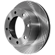 4-Wheel Set Front and Rear Brake Disc and Pad Kit, Plain Surface 8 Lugs Front-330.96 mm/Rear-325.88 mm Semi-metallic 4WD Pro-Line Series, Includes (4) Disc and (2) Pad Set