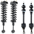 4-Piece Kit Front, Driver and Passenger Side Suspension Kit, Includes (2) Sway Bar Link and (2) Shock Absorber and Strut Assembly