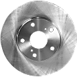 2005 Toyota Camry SE - 4-Piece Kit Front Brake Disc and Pad Kit, Plain Surface, 5 Lugs, 275.08 mm, Ceramic, 2.4L 4Cyl, Pro-Line Series  Includes (2) Brake Disc and (1) Brake Pad Set