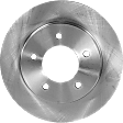 2003 Ford F-150 - 2-Wheel Set Front Brake Disc and Pad Kit, Plain Surface 5 Lugs 308 mm Semi-metallic 4WD Pro-Line Series, Includes (1) Brake Pad Set and (2) Brake Disc