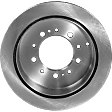 2018 Lexus LX570 - 4-Piece Kit Rear Brake Disc and Pad Kit, Plain Surface, 5 Lugs, 344.93 mm, Ceramic, 5.7L 8Cyl, Pro-Line Series  Includes (2) Brake Disc and (1) Brake Pad Set