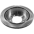 2018 Lexus LX570 - 4-Piece Kit Rear Brake Disc and Pad Kit, Plain Surface, 5 Lugs, 344.93 mm, Ceramic, 5.7L 8Cyl, Pro-Line Series  Includes (2) Brake Disc and (1) Brake Pad Set