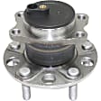 2-Wheel Set Front and Rear Wheel Hub, 5 Lugs, With Bearing, FWD, Includes (2) Wheel Hub and (2) Wheel Bearing