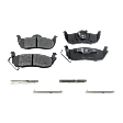 2010 Jeep Commander - 2-Wheel Set Rear Brake Disc and Pad Kit, Plain Surface, 5 Lugs, 320.04 mm, Semi-metallic, 5.7L 8Cyl, Pro-Line Series  Includes (2) Disc and (1) Pad Set