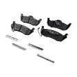 2010 Jeep Commander - 2-Wheel Set Rear Brake Disc and Pad Kit, Plain Surface, 5 Lugs, 320.04 mm, Semi-metallic, 5.7L 8Cyl, Pro-Line Series  Includes (2) Disc and (1) Pad Set