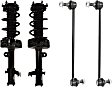 2014 Honda CR-V - 4-Piece Kit Front, Driver and Passenger Side Suspension Kit,  Includes (2) Loaded Strut and (2) Sway Bar Link