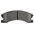 2-Wheel Set Front Brake Disc and Pad Kit, Plain Surface, 5 Lugs, Ceramic, Cast Iron, Pro-Line Series