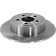 2010 Dodge Challenger - 4-Piece Kit Rear Brake Disc and Pad Kit, Plain Surface, 5 Lugs, 320.04 mm, Ceramic, 3.5L 6Cyl, Pro-Line Series  Includes (2) Brake Disc and (1) Brake Pad Set