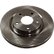 2012 Nissan Altima - 4-Piece Kit Front Brake Disc and Pad Kit, Plain Surface, 5 Lugs, Ceramic, 3.5L 6Cyl, Pro-Line Series  Includes (2) Brake Disc and (1) Brake Pad Set