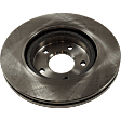 2012 Nissan Altima - 4-Piece Kit Front Brake Disc and Pad Kit, Plain Surface, 5 Lugs, Ceramic, 3.5L 6Cyl, Pro-Line Series  Includes (2) Brake Disc and (1) Brake Pad Set