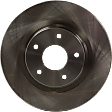 2012 Nissan Altima - 4-Piece Kit Front Brake Disc and Pad Kit, Plain Surface, 5 Lugs, Ceramic, 3.5L 6Cyl, Pro-Line Series  Includes (2) Brake Disc and (1) Brake Pad Set