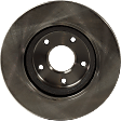 2012 Nissan Altima - 4-Piece Kit Front Brake Disc and Pad Kit, Plain Surface, 5 Lugs, Ceramic, 3.5L 6Cyl, Pro-Line Series  Includes (2) Brake Disc and (1) Brake Pad Set