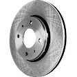 2006 Volvo S40 - 4-Piece Kit Front Brake Disc and Pad Kit, Plain Surface, 4 Lugs, Organic, With 320mm Brake Rotors, 4 Lug, 2.4L 5Cyl, Pro-Line Series  Includes (2) Brake Disc and (1) Brake Pad Set