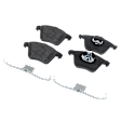 2006 Volvo S40 - 4-Piece Kit Front Brake Disc and Pad Kit, Plain Surface, 4 Lugs, Organic, With 320mm Brake Rotors, 4 Lug, 2.4L 5Cyl, Pro-Line Series  Includes (2) Brake Disc and (1) Brake Pad Set
