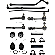 13-Piece Kit Front, Driver and Passenger Side Suspension Kit, Includes (4) Ball Joint, (2) Sway Bar Link, (2) Tie Rod Adjusting Sleeve, (4) Tie Rod End and (1) Track Bar