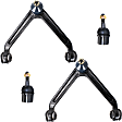 4-Piece Kit Front, Driver and Passenger Side Control Arm Kit, Includes (2) Ball Joint and (2) Control Arm