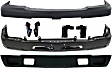 2006 Chevrolet Silverado 2500 HD - 7-Piece Kit Front, Upper Textured Bumper Cover, For Models with Tow Hook,  Includes (1) Bumper, (4) Bumper Bracket, (1) Bumper Cover, and (1) Valance