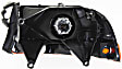 2002 Dodge Dakota - 4-Piece Kit Driver and Passenger Side Halogen Headlight, With bulb(s), OE Replacement,  Includes (2) Fog Light and (2) Headlight