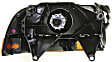 2002 Dodge Dakota - 4-Piece Kit Driver and Passenger Side Halogen Headlight, With bulb(s), OE Replacement,  Includes (2) Fog Light and (2) Headlight