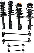 8-Piece Kit Front and Rear, Driver and Passenger Side Suspension Kit, Includes (4) Loaded Strut and (4) Sway Bar Link