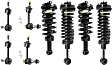 8-Piece Kit Driver and Passenger Side Suspension, Includes (4) Loaded Strut and (4) Sway Bar Link