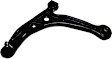 4-Piece Kit Front, Driver and Passenger Side, Lower Control Arm Kit, Includes (2) Control Arm and (2) Sway Bar Link